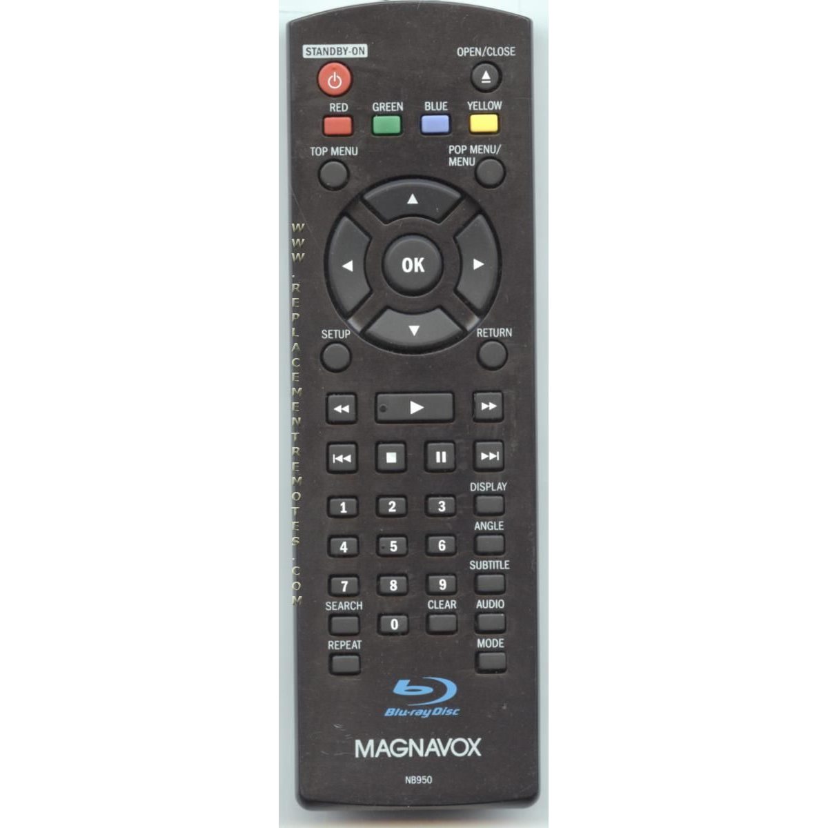 Magnavox NB900 Blu-ray Remote Control