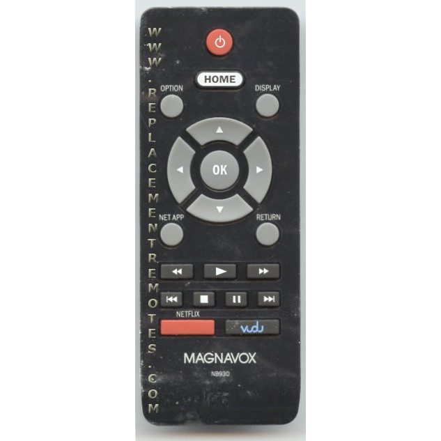 Magnavox NB930 Streaming Remote Control