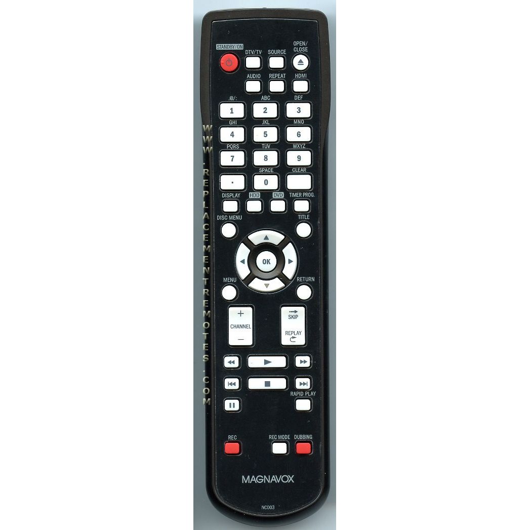 Magnavox NC003 DVDR Remote Control