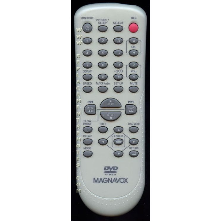 Magnavox NF104UD TV/VCR/DVD Remote Control