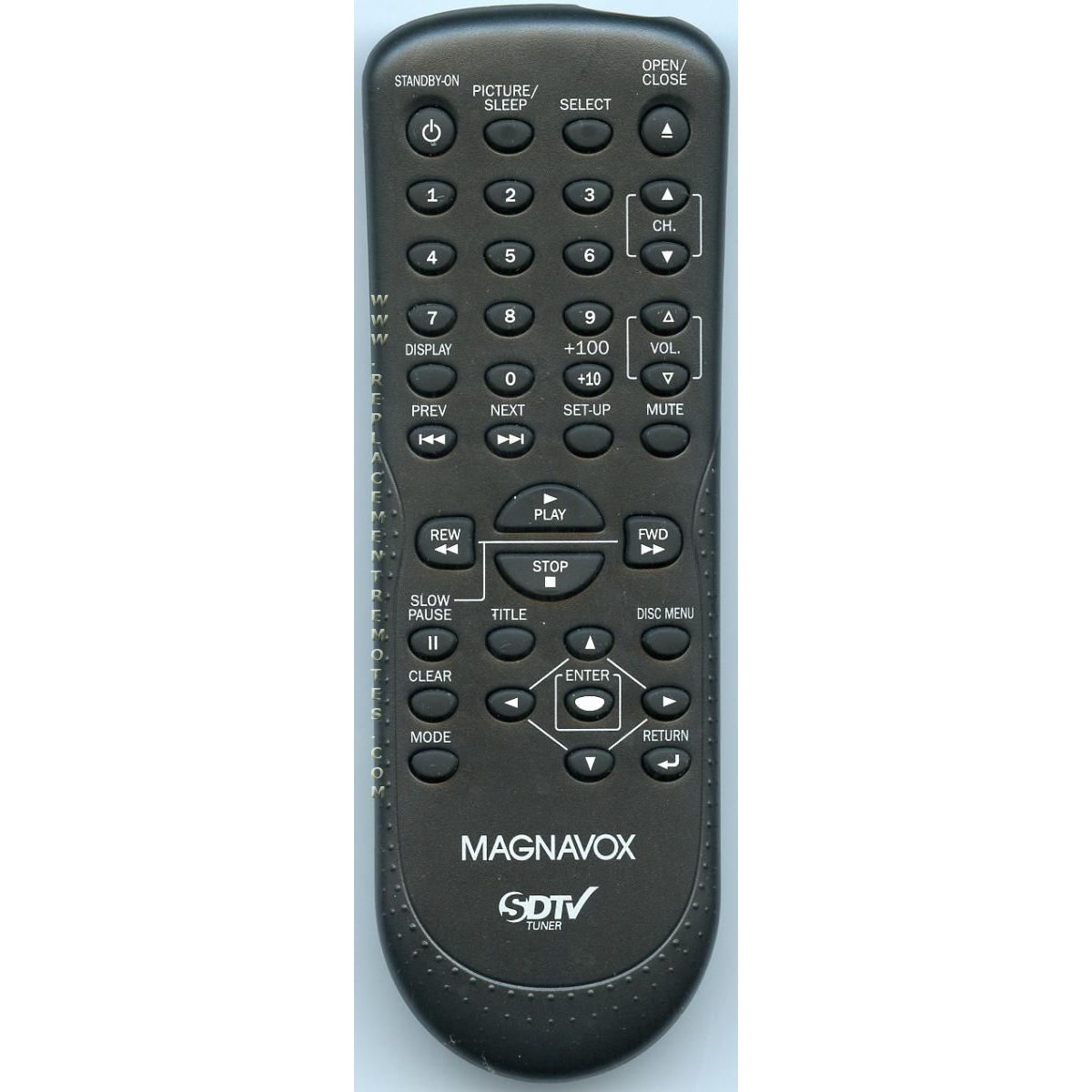 Magnavox NF110UD TV/DVD Remote Control