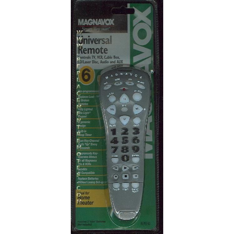 Magnavox REM340 4-Device Universal Remote Control