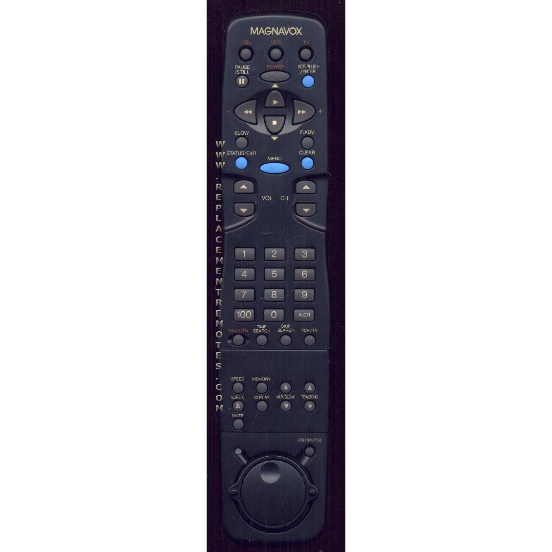 Magnavox UREMT52HD003 VCR Remote Control