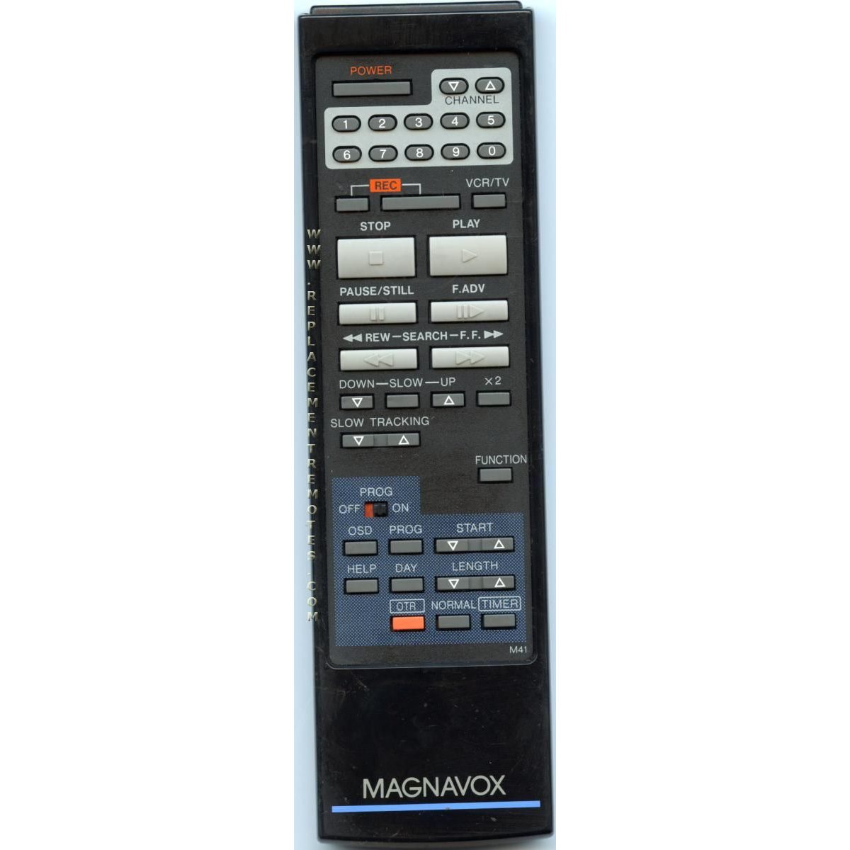 Magnavox vsqs0560 VCR Remote Control