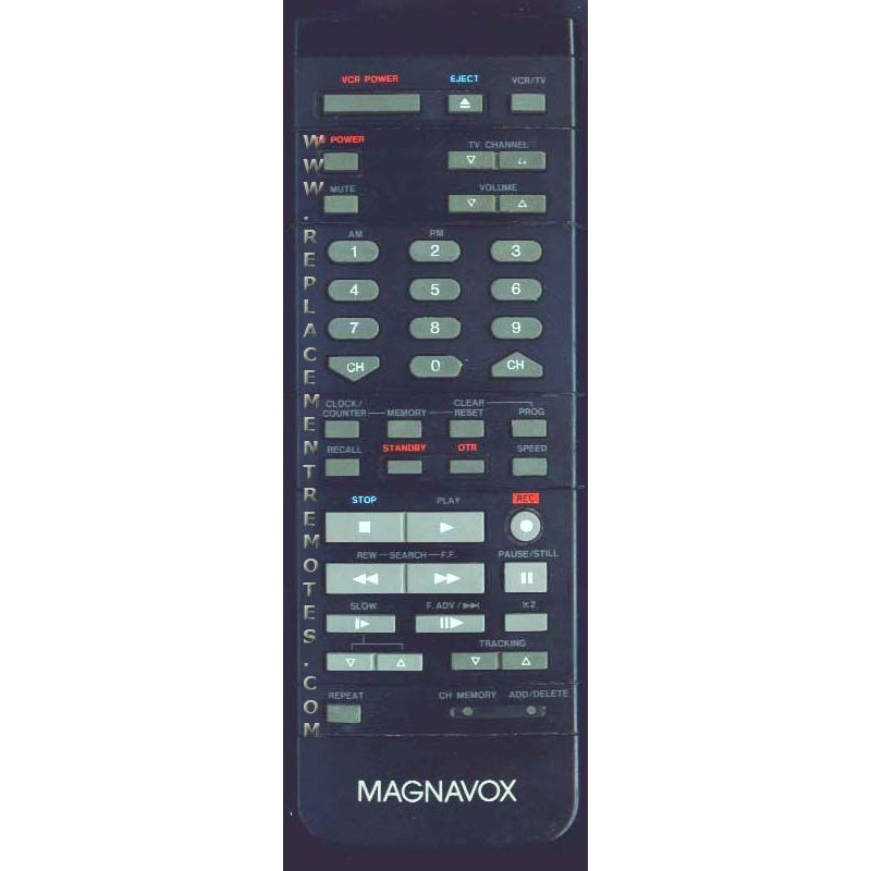 Magnavox VSQS0796 VCR Remote Control