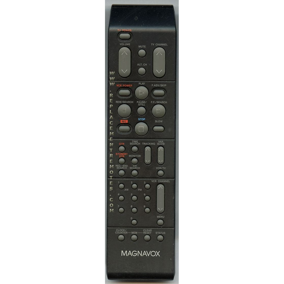 Magnavox VSQS1060 VCR Remote Control