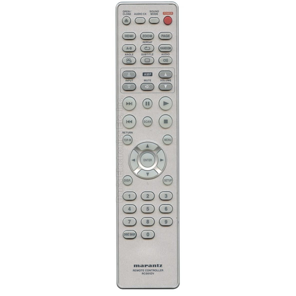 Marantz RC001DV DVD Remote Control