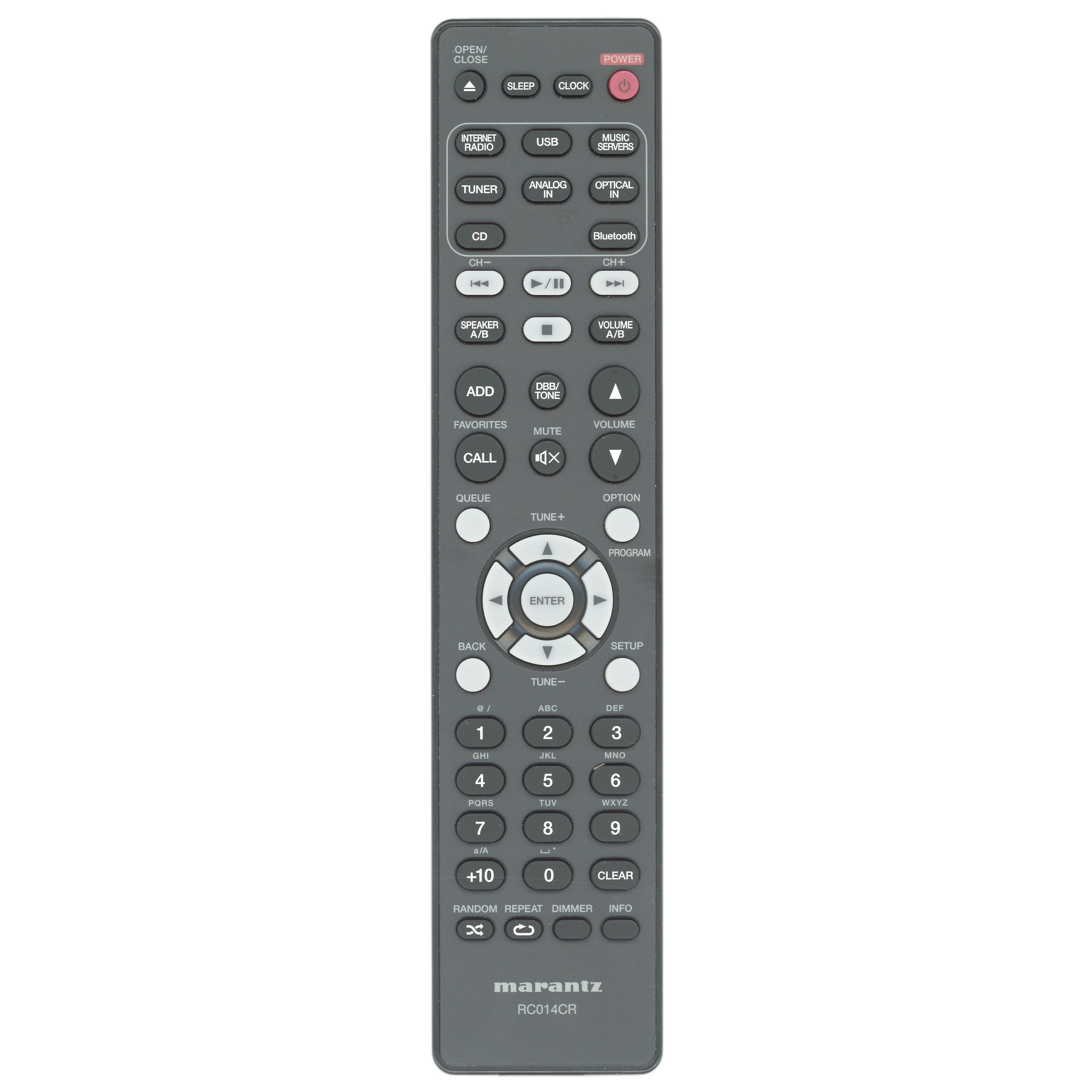 Marantz RC014CR CD Remote Control - 30701026700AM