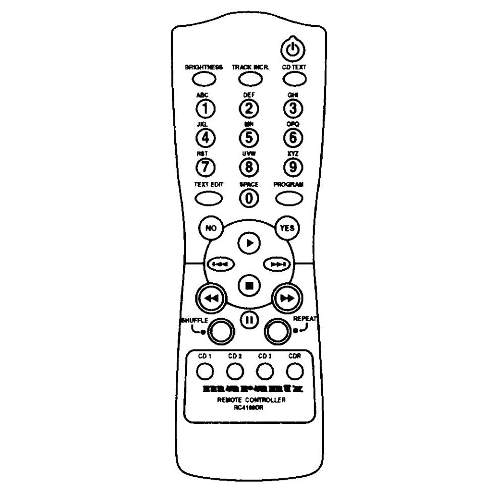 Marantz RC4160DR CD Remote Control