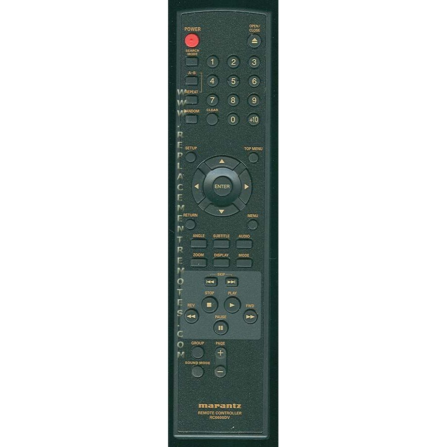 Marantz RC6600DV DVD Remote Control