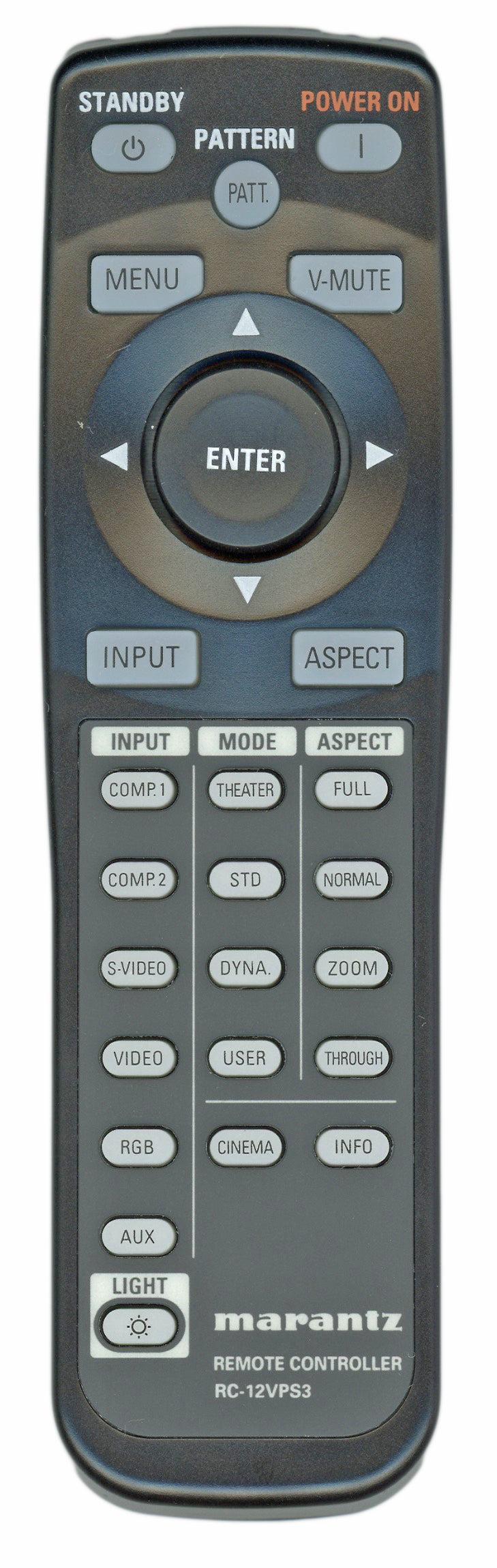 Marantz RC12VPS3 Projector Remote Control