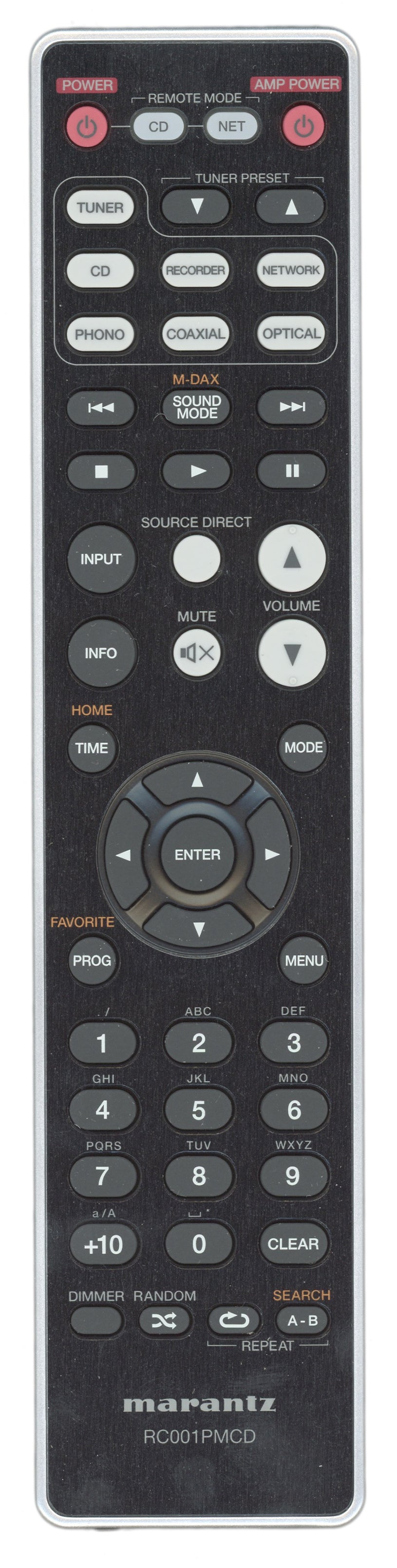 Marantz RC001PMCD CD Remote Control