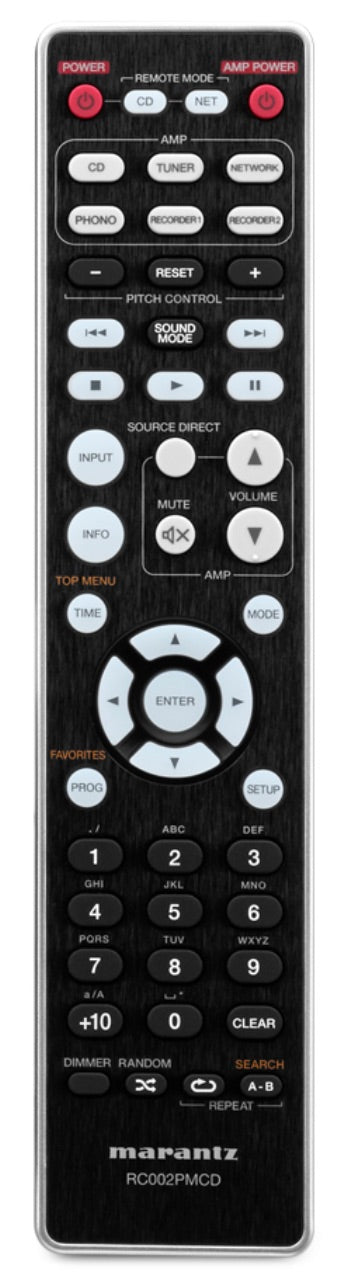 Marantz RC002PMCD Receiver Remote Control