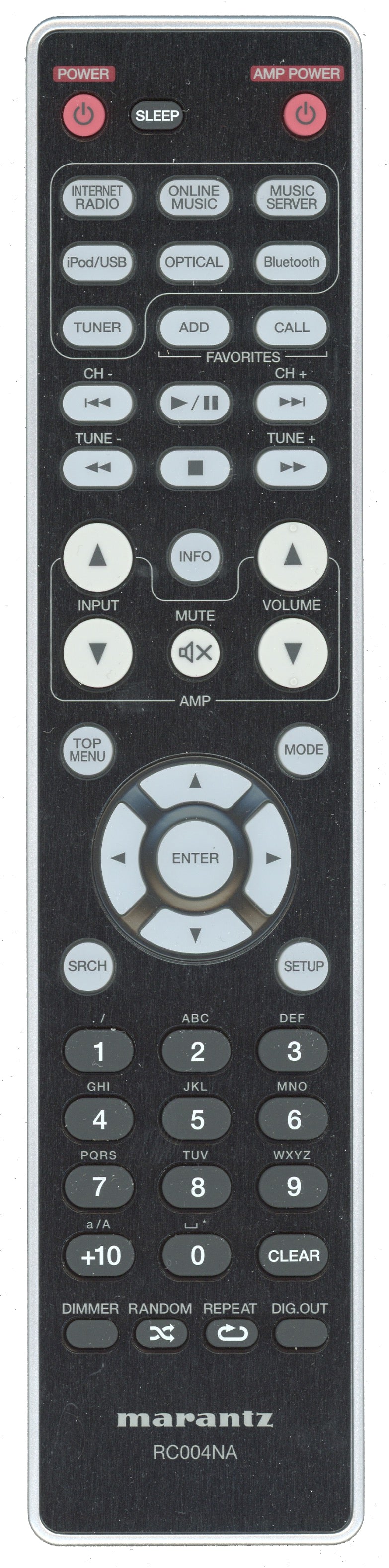 Marantz RC004NA Audio Remote Control