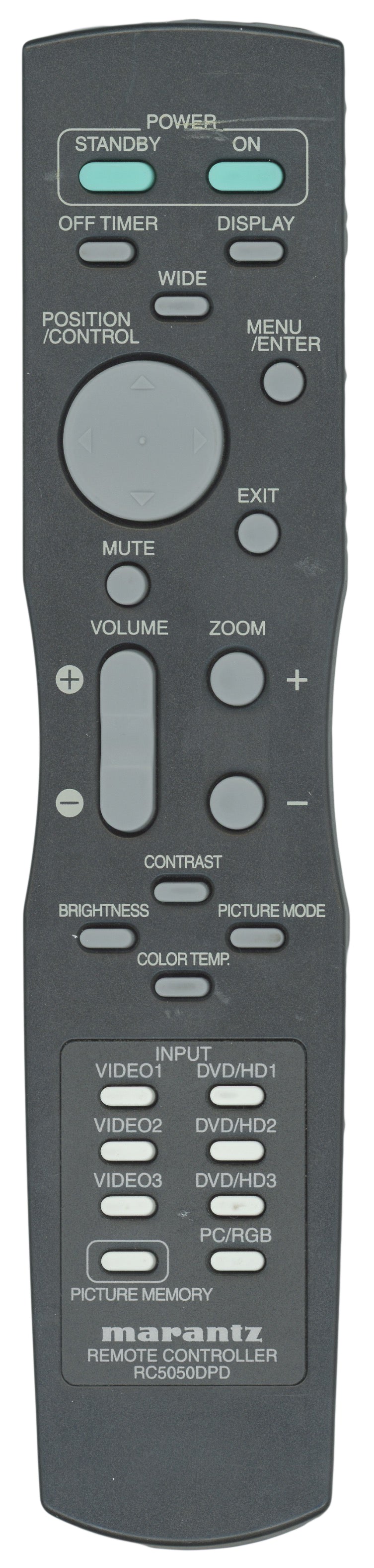 Marantz RC5050DPD Projector Remote Control