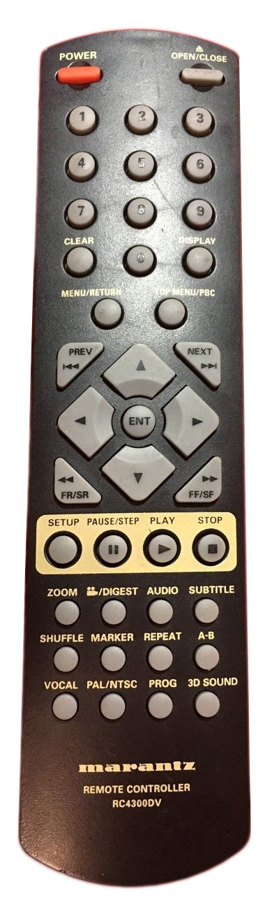 Marantz RC4300DV DVD Remote Control