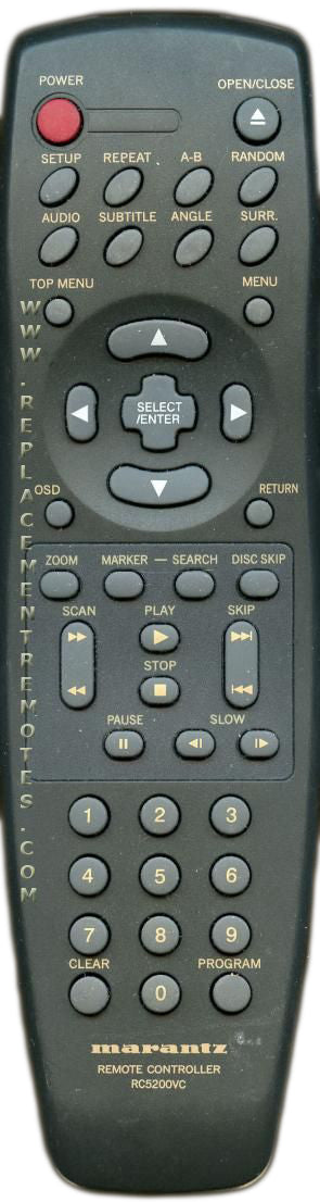 Marantz RC5200VC DVD Remote Control