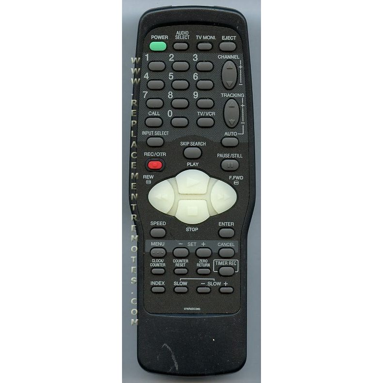 Memorex 076R0DC060 VCR Remote Control