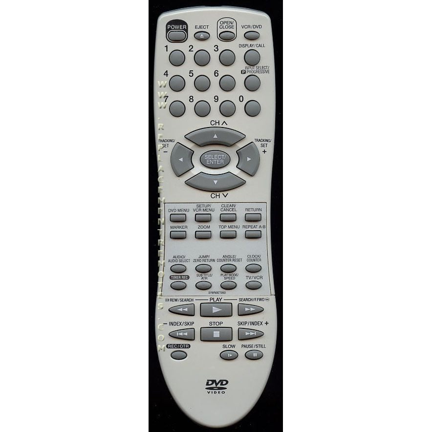 Memorex 076R0ET050 DVD/VCR Remote Control