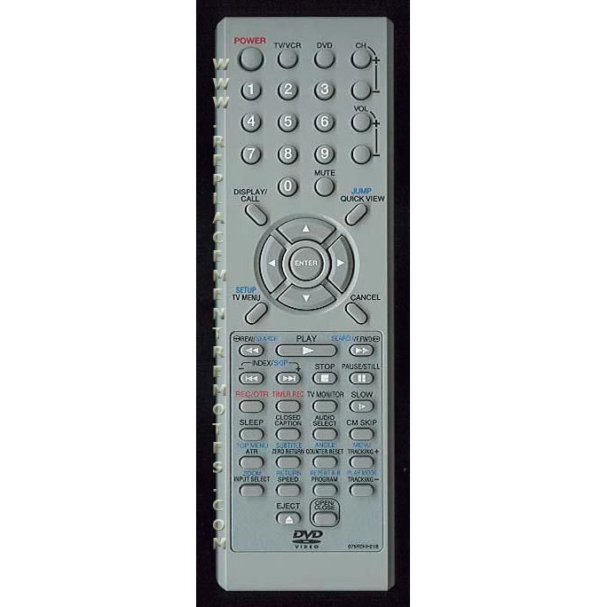 Memorex 076R0HH01B TV/VCR/DVD Remote Control