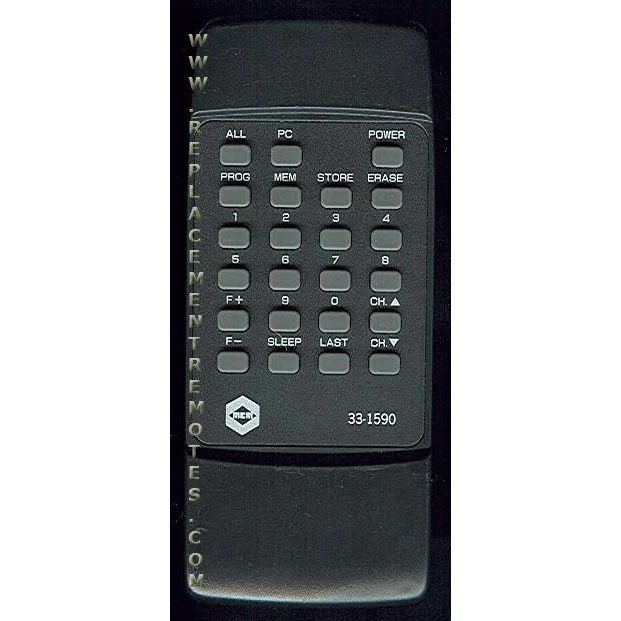 Memorex 331590 TV Remote Control