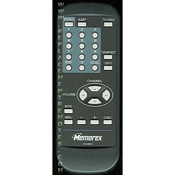 Memorex 614209010 TV Remote Control