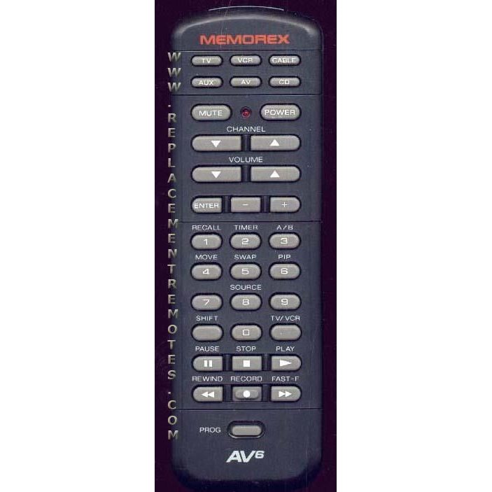 Memorex AV6 Advanced Universal Remote Control