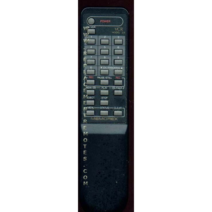 Memorex M29 VCR Remote Control