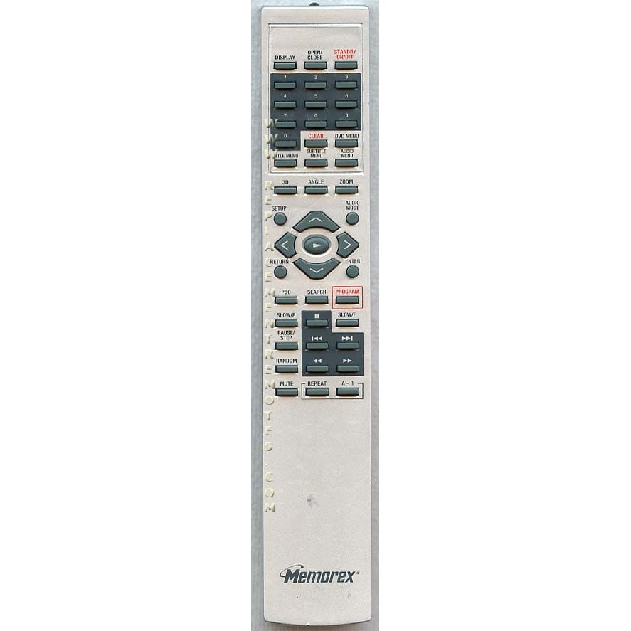 Memorex MEM001 DVD Remote Control