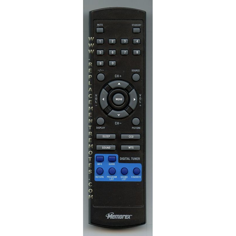 Memorex MLT1912 Digital TV Tuner Converter Remote Control