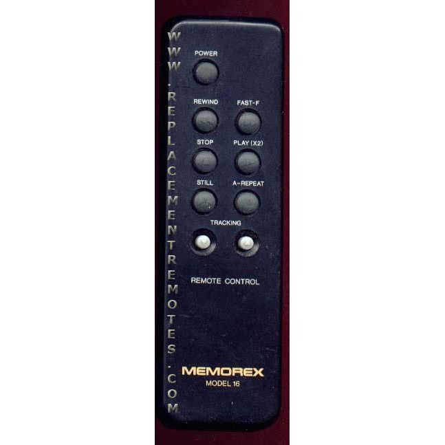 Memorex MODEL16 Audio Remote Control