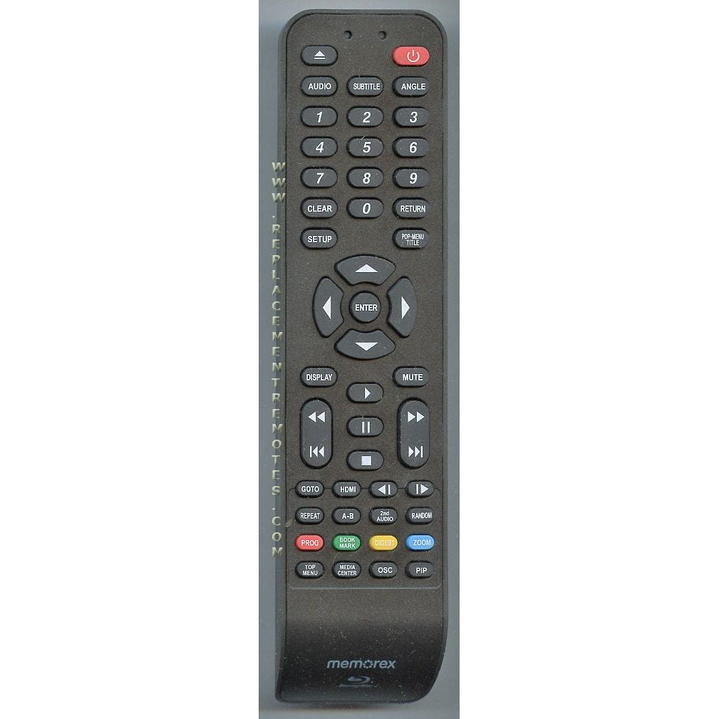 Memorex MVBD2520 Blu-ray Remote Control