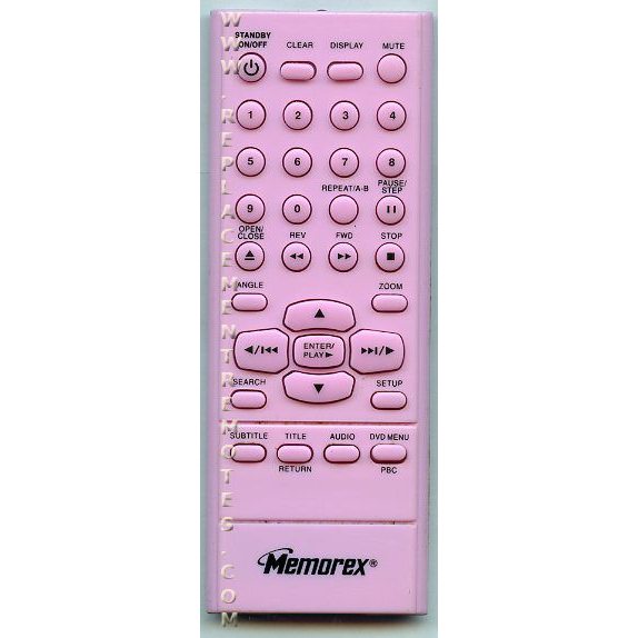 Memorex MVD2040FLR DVD Remote Control