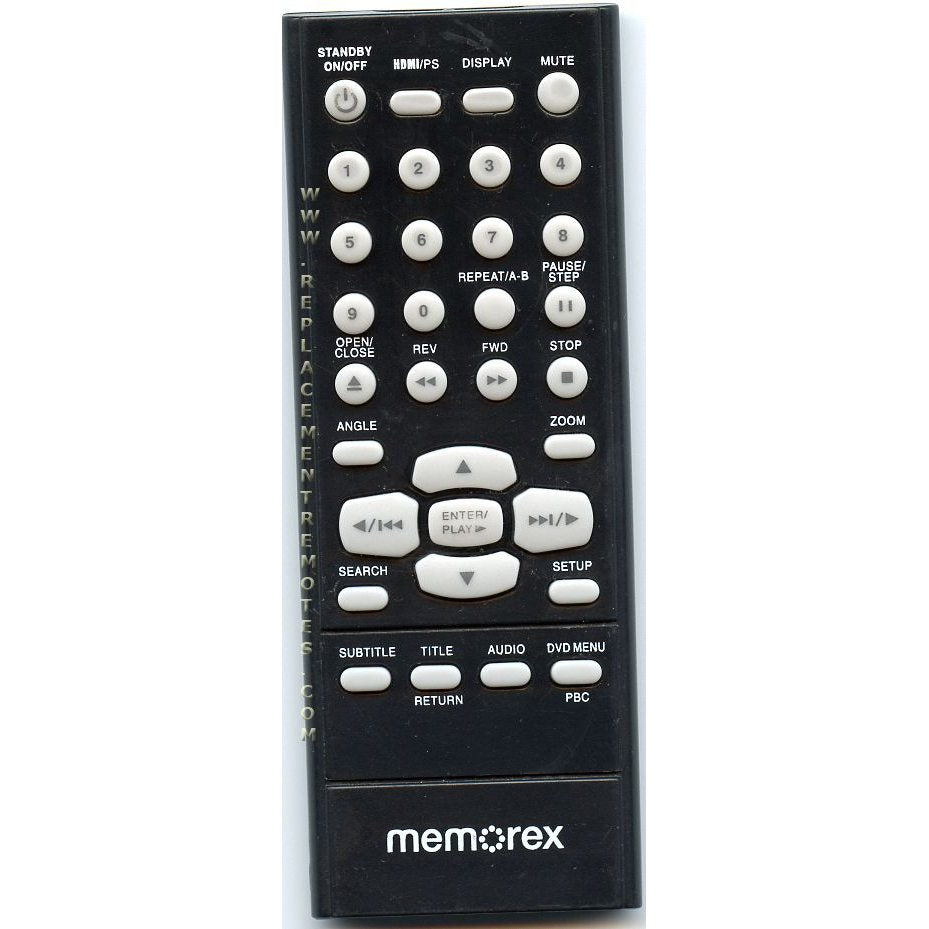 Memorex MVD2045/MVD2047 DVD Remote Control