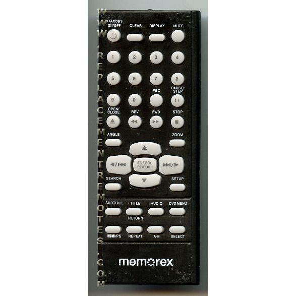 Memorex MVD2050 DVD Remote Control