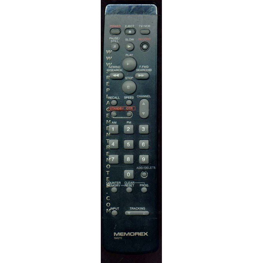 Memorex SM270 VCR Remote Control