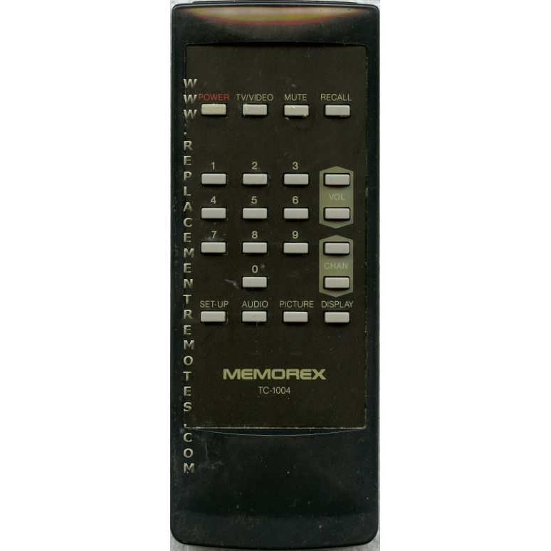 Memorex TC1004 TV Remote Control