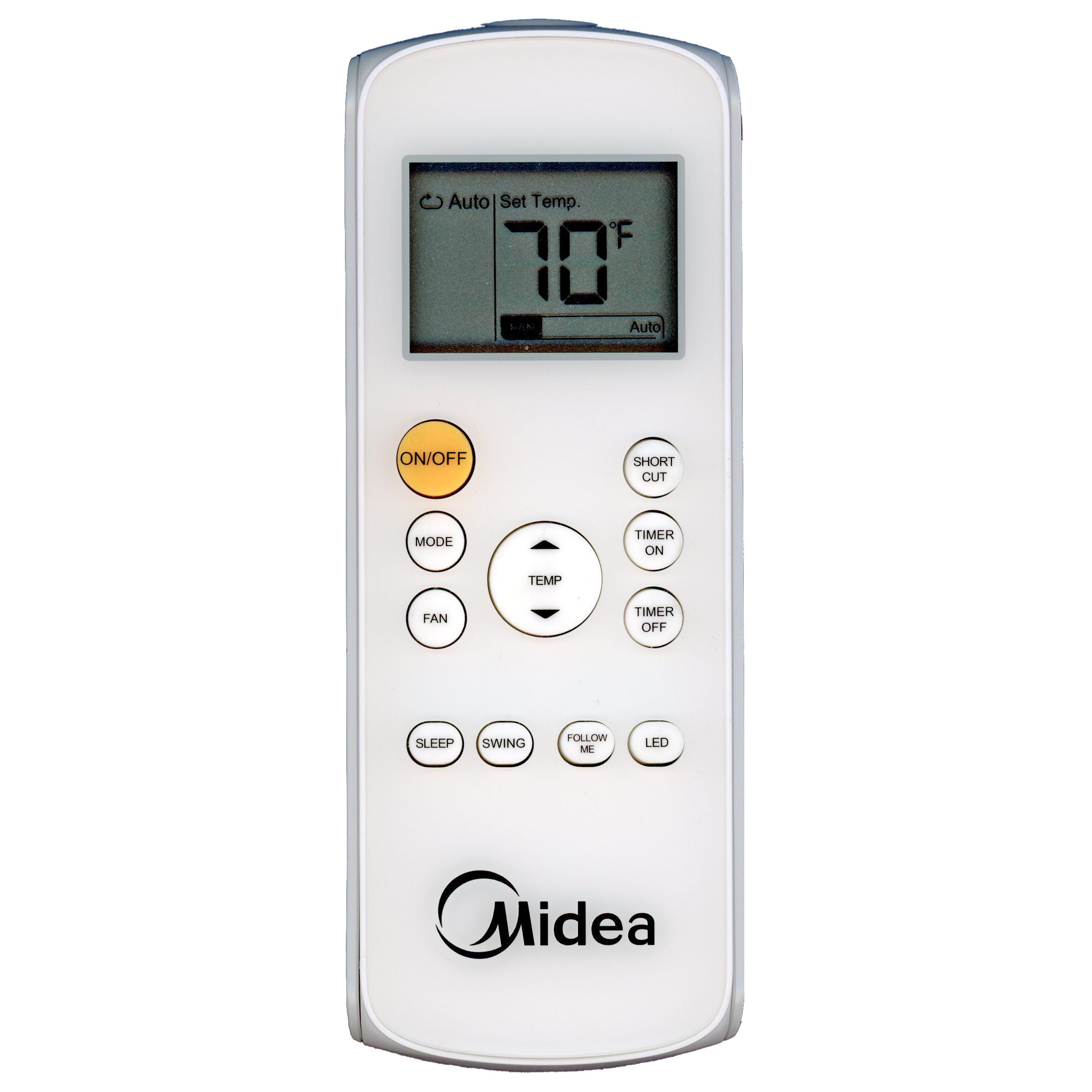 Midea Rg57a6/bgef Air Conditioner Remote Control