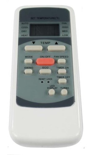 Midea RG51F/EU1 Premium Mini Split Air Conditioner Remote Control