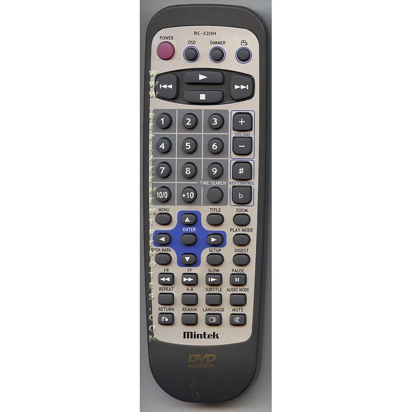 Mintek RC320H DVD Remote Control