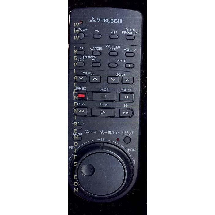 Mitsubishi 1007 VCR Remote Control