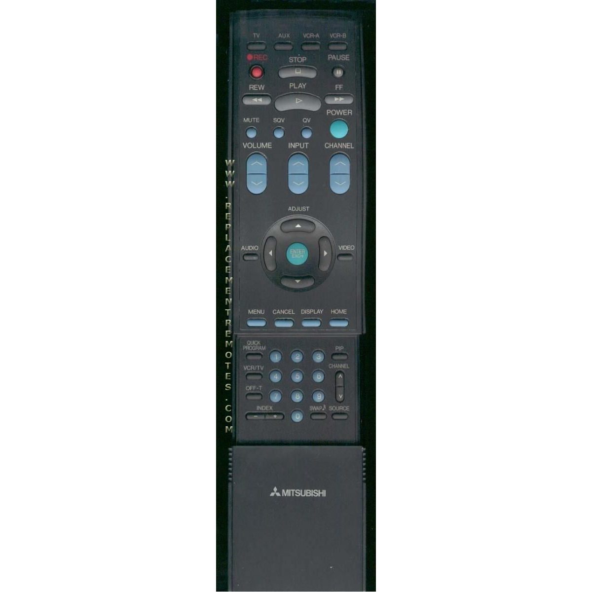 Mitsubishi 290P034A4 TV Remote Control