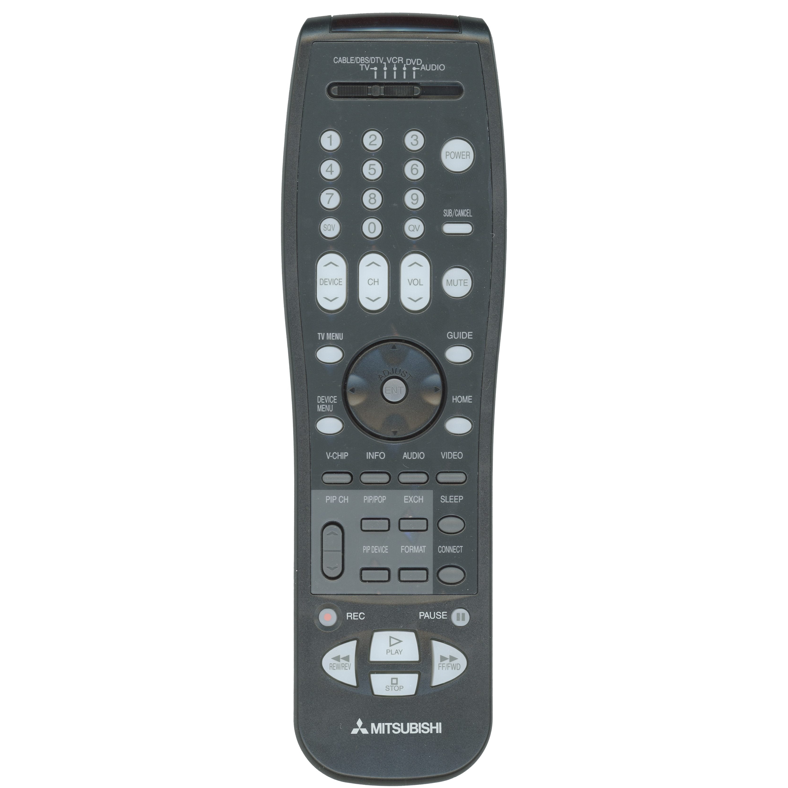 Mitsubishi 290P123010 TV Remote Control