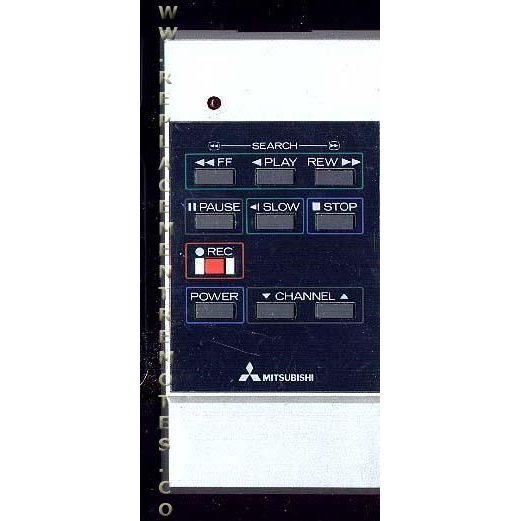 Mitsubishi 939P086A2 VCR Remote Control