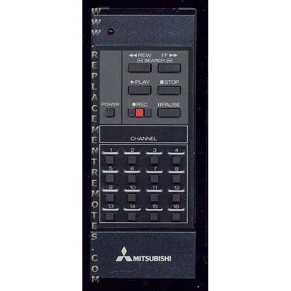 Mitsubishi 939P089B1 VCR Remote Control