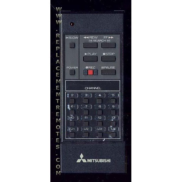 Mitsubishi 939P089C3 VCR Remote Control