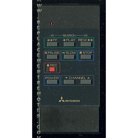 Mitsubishi 939P09602 VCR Remote Control