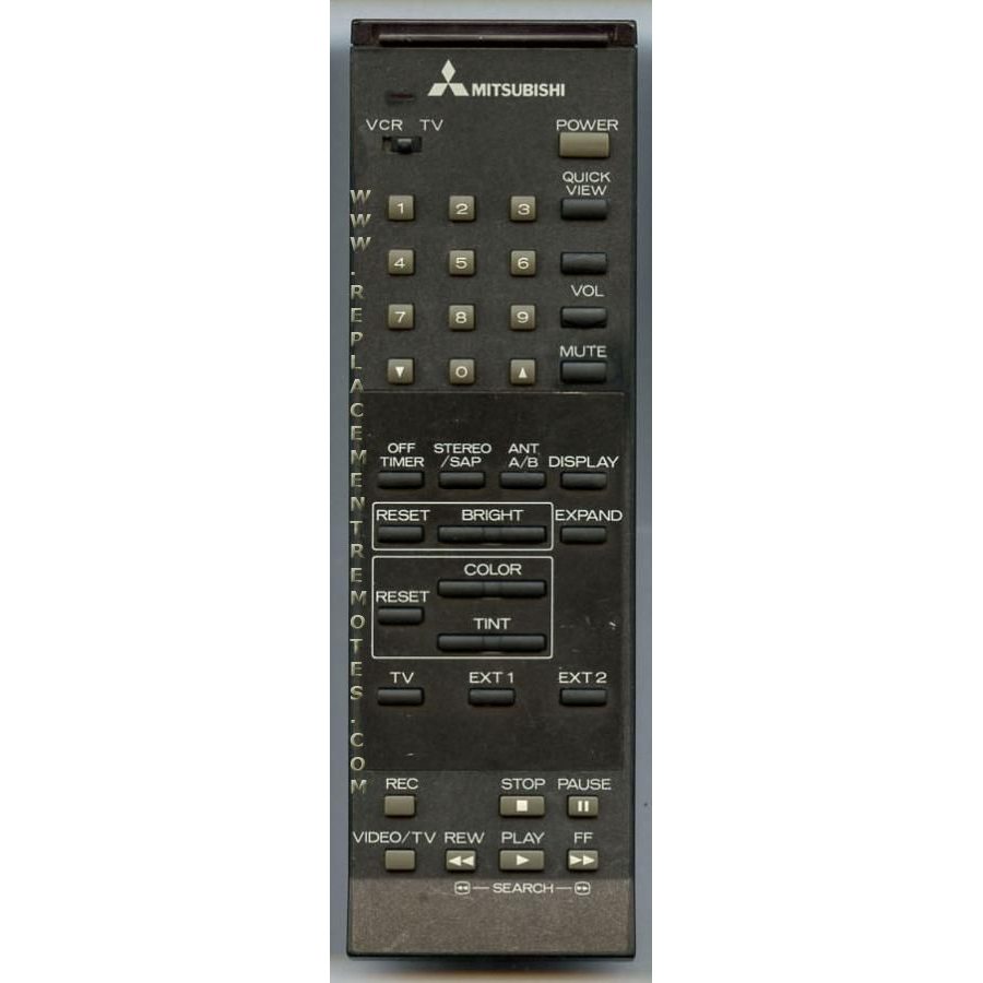 Mitsubishi 939P11101 VCR Remote Control