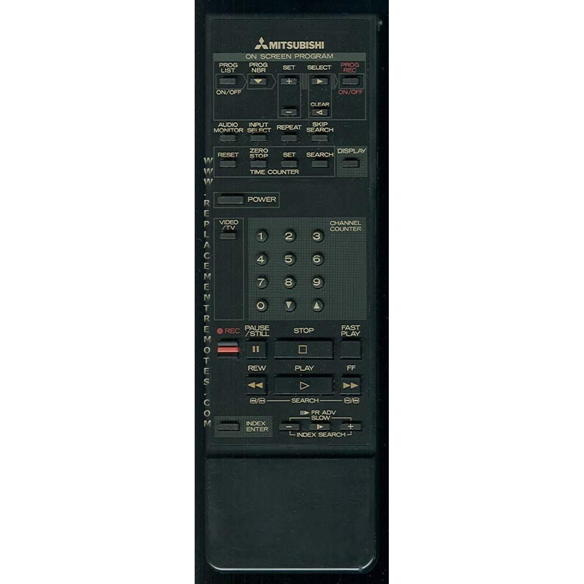 Mitsubishi 939P238A1 VCR Remote Control