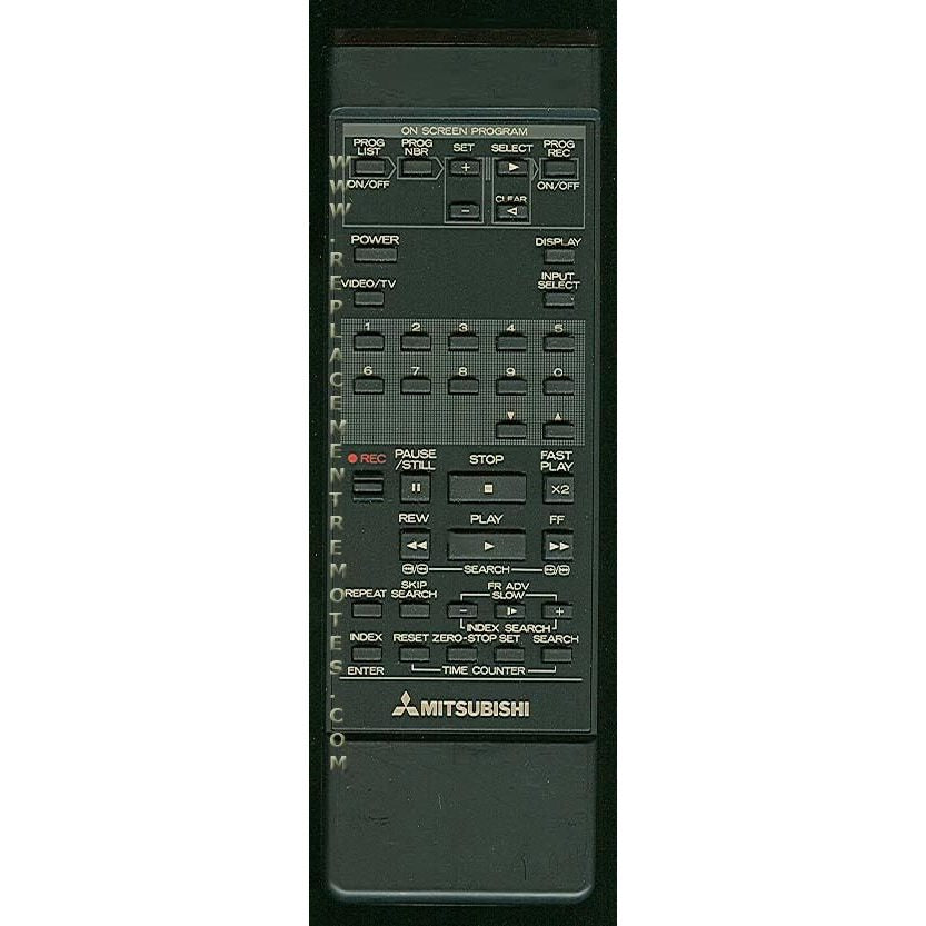 Mitsubishi 939P255020 VCR Remote Control